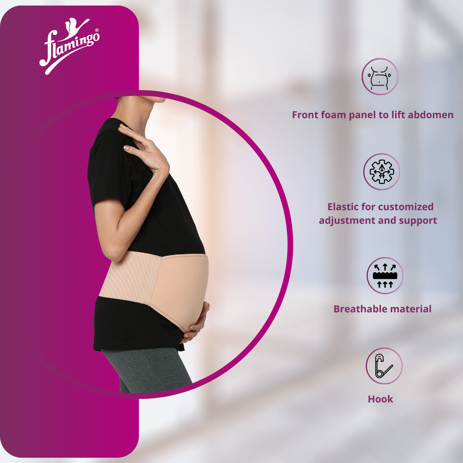 Flamingo Maternity Belt
Pregnancy Support Belt
Abdominal Support for Pregnancy
Back and Pelvic Pain Relief
Adjustable Maternity Belt
