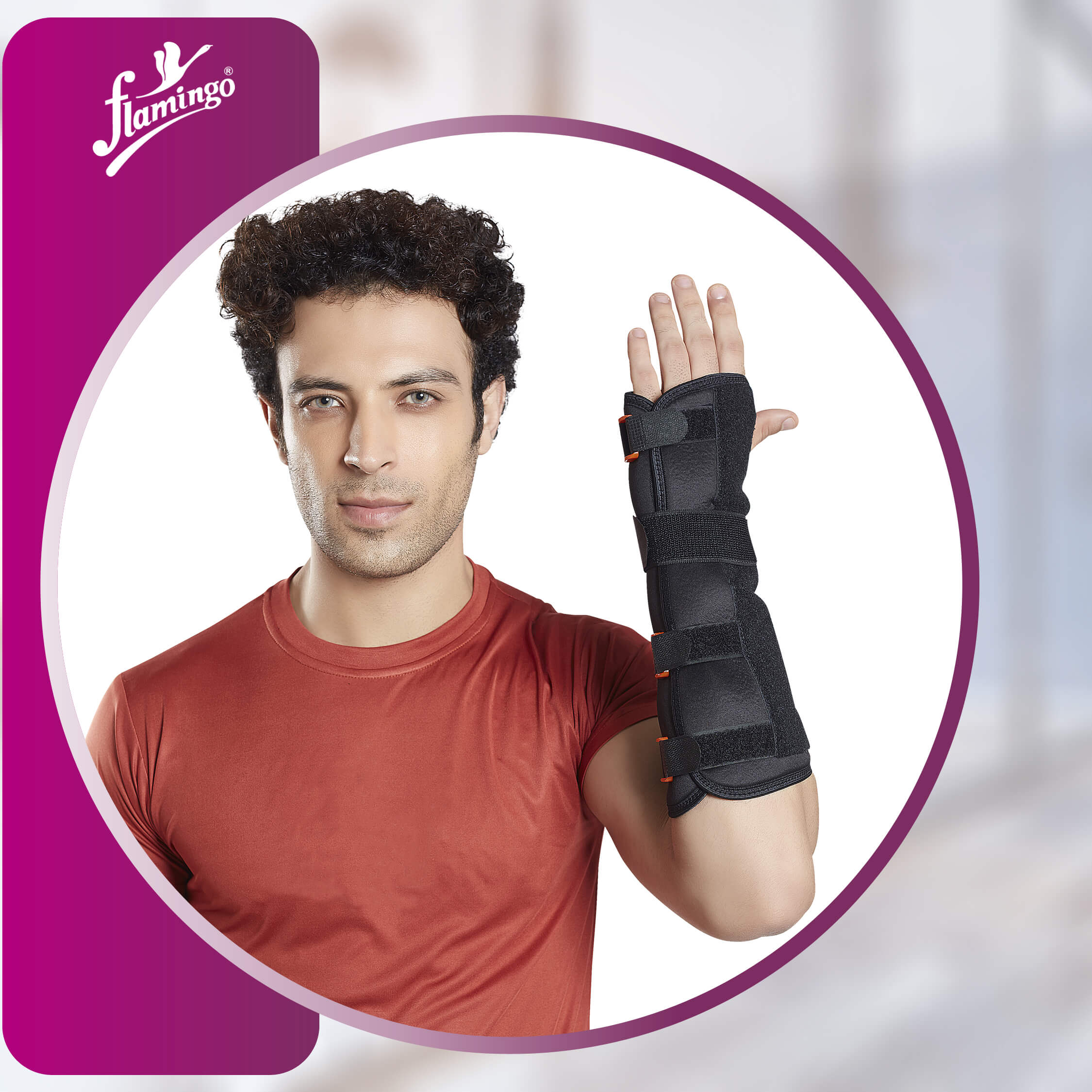 Flamingo Extended Forearm Brace
Forearm Injury Support
Wrist Fracture Brace
Adjustable Forearm Support
Extended Wrist Brace
