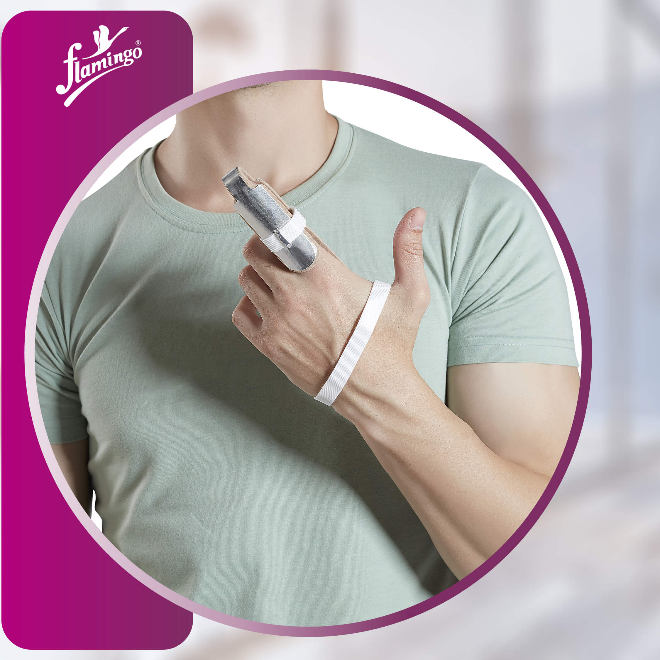 Flamingo Extended Baseball Splint
Finger Fracture Splint
Malleable Finger Support
Finger Injury Immobilizer
Adjustable Finger Splint
