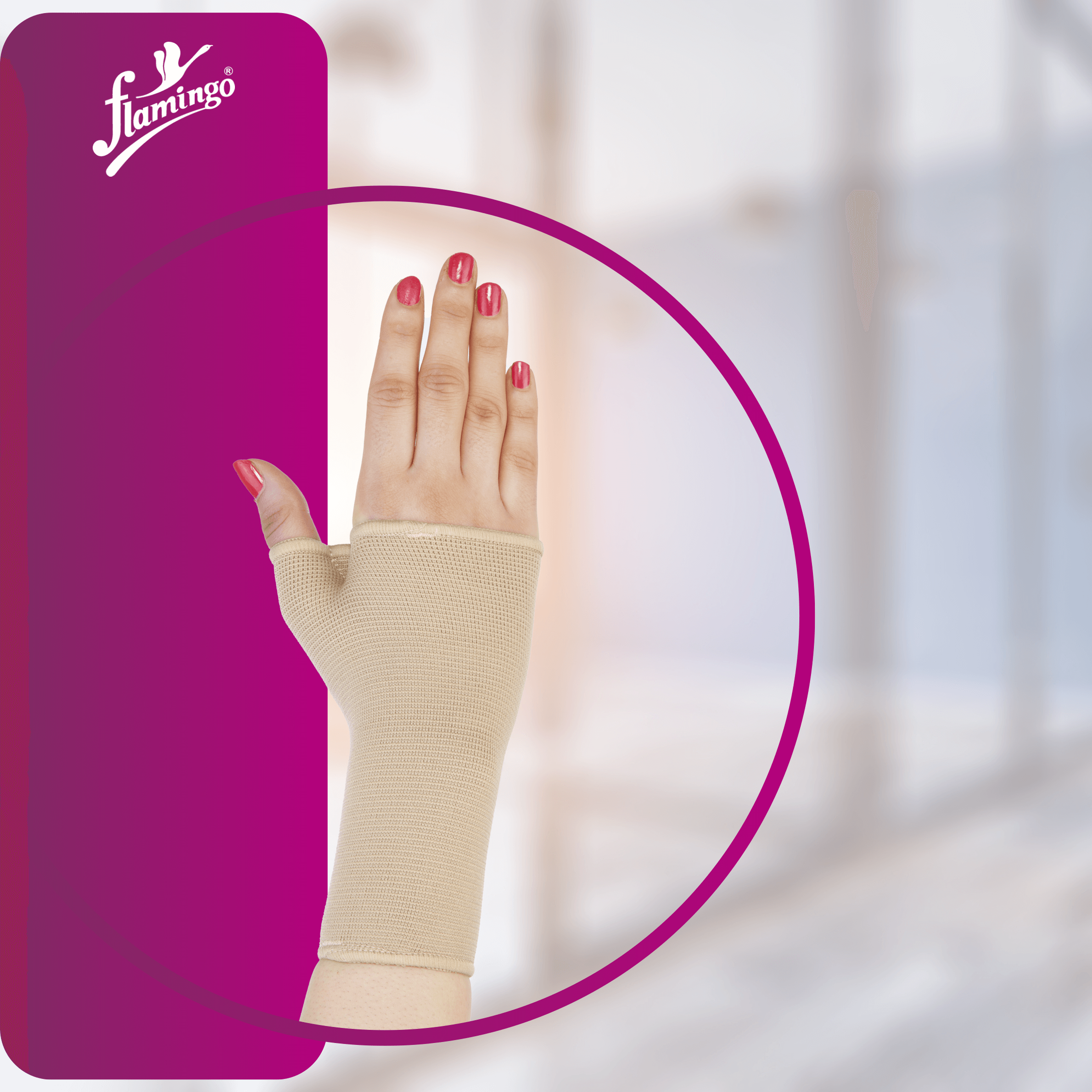 Flamingo Palm Brace
Palm Injury Support
Hand Compression Brace
Sports Palm Support
Wrist and Palm Stabilizer
