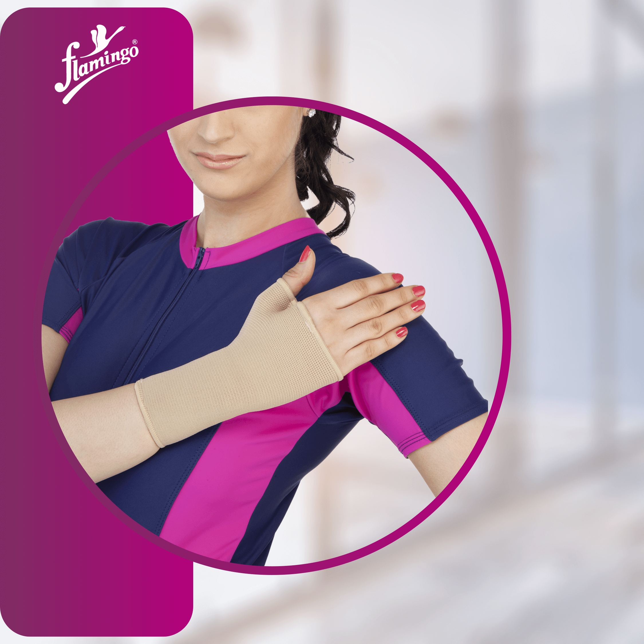 Flamingo Palm Brace
Palm Injury Support
Hand Compression Brace
Sports Palm Support
Wrist and Palm Stabilizer
