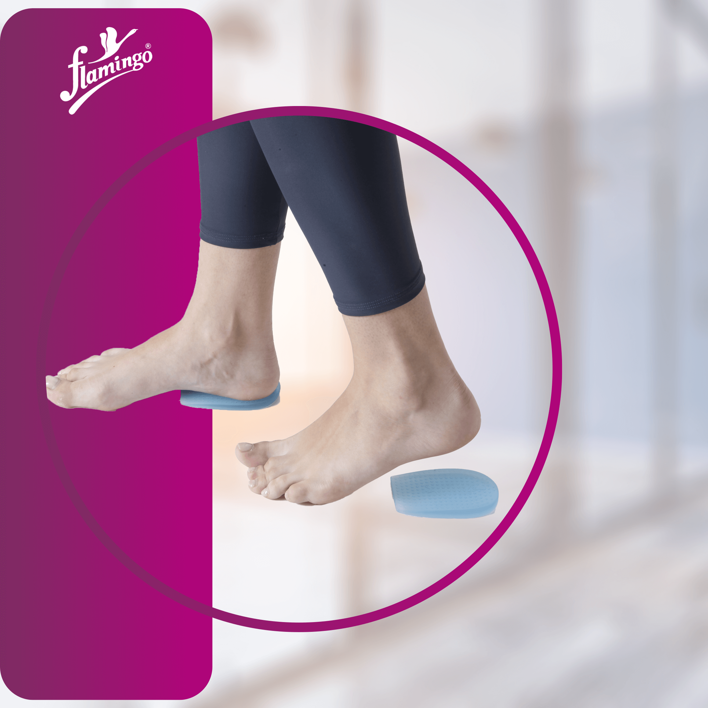 Flamingo Gel Heel Pad Male