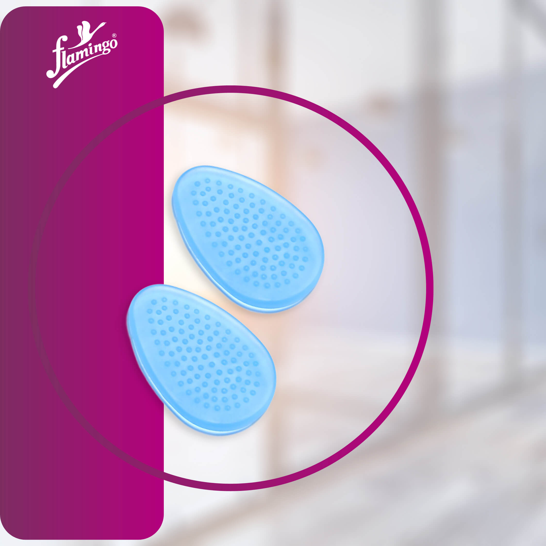 Flamingo Gel Heel Pad - Female
Heel Pain Relief Pad
Gel Heel Pad for Women
Shock Absorbing Heel Cushion
Plantar Fasciitis Foot Pad
