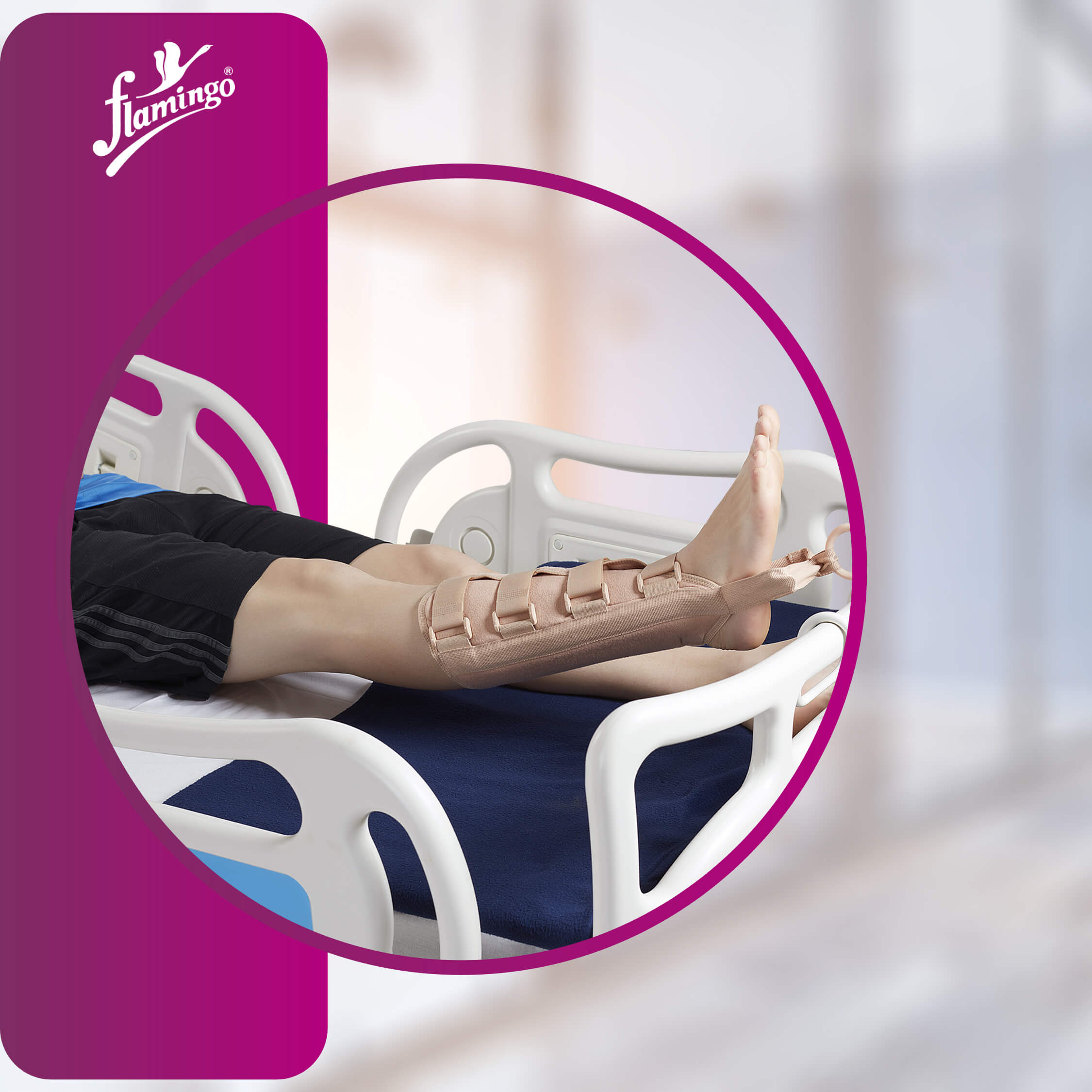 Flamingo Leg Traction Brace
Traction Support for Leg
Leg Therapy Brace
Adjustable Traction Brace
Leg Rehabilitation Support
