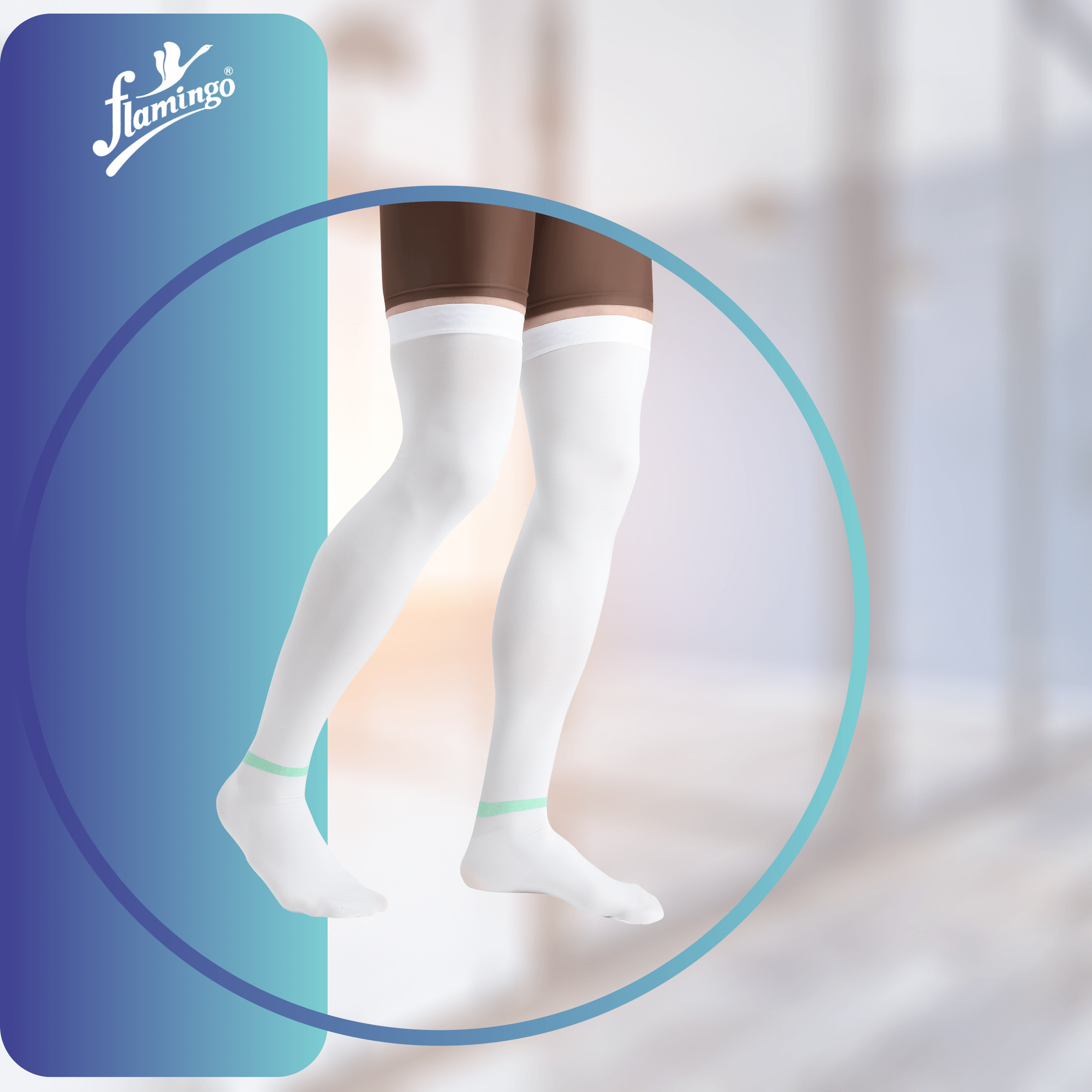 Flamingo Anti-Embolism Stocking
Above Knee Compression Stocking
Varicose Vein Support Stocking
Thrombophlebitis Relief Stocking
Post-Surgery Recovery Stocking
Venous Circulation Support
