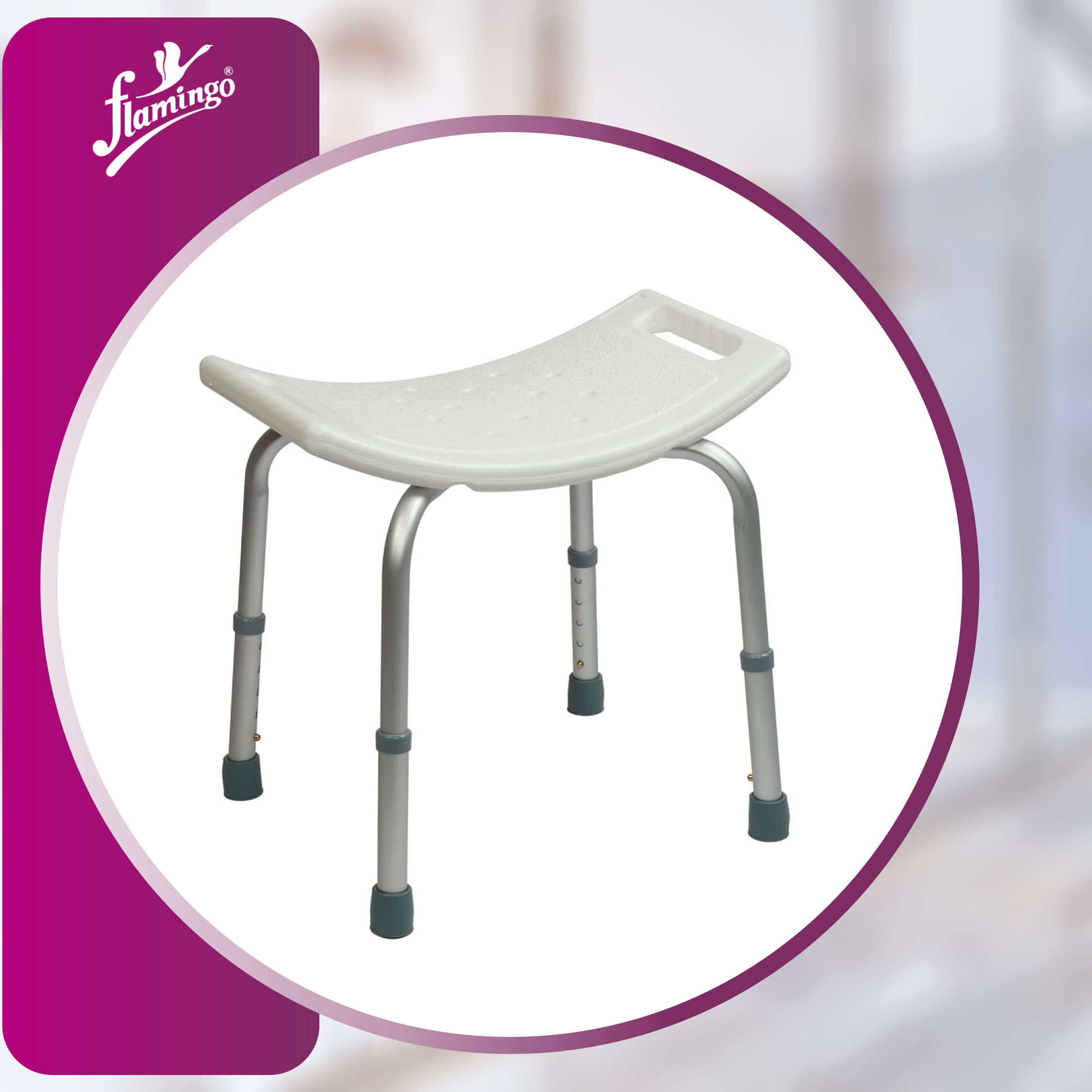 Shower chair with backrest
Height adjustable shower chair
Non-slip shower chair
Shower seat for elderly
Contoured shower chair
Anti-skid bottom shower chair
Corrosion-resistant shower seat
