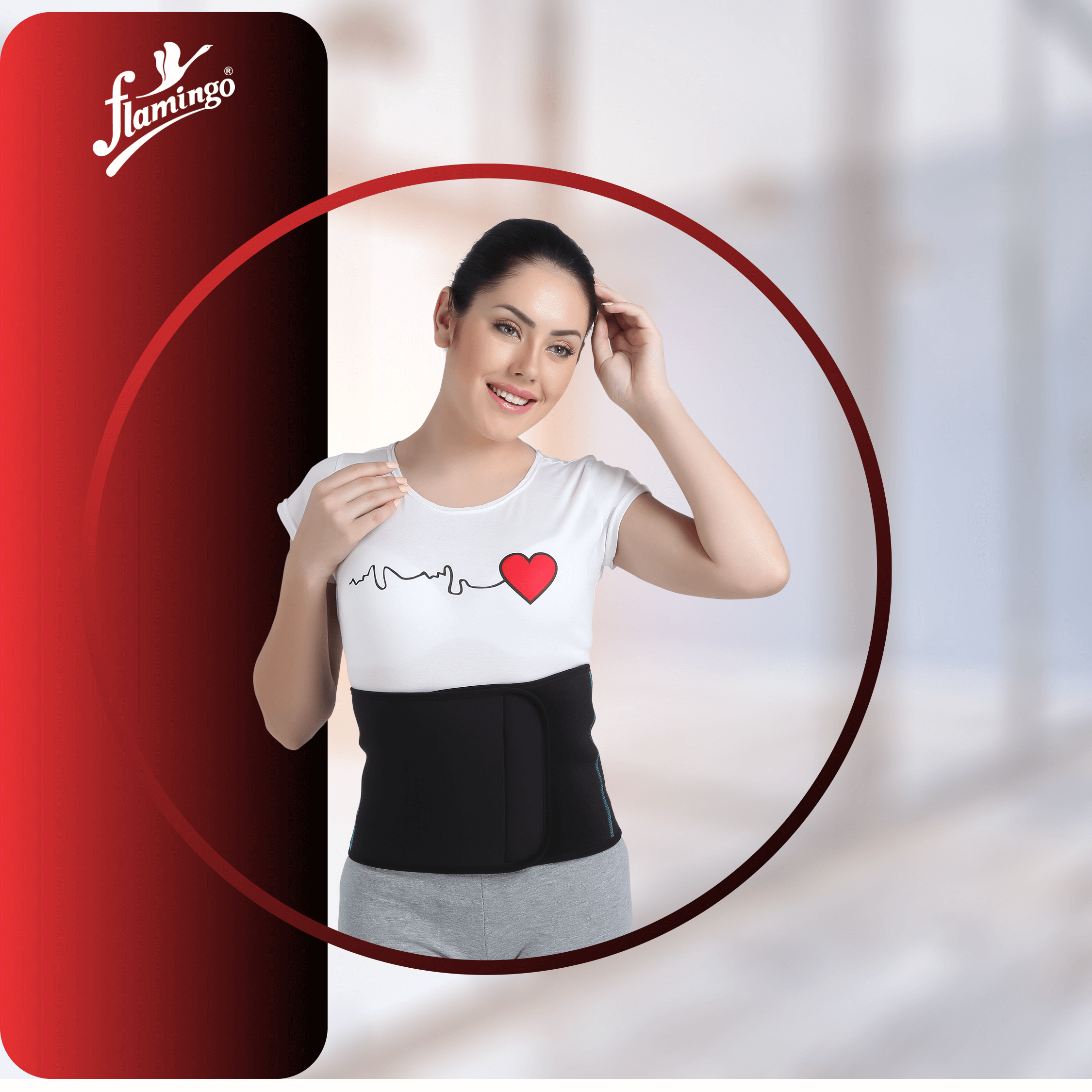 Flamingo ABS Wrap Neoprene for Fitness Comfort