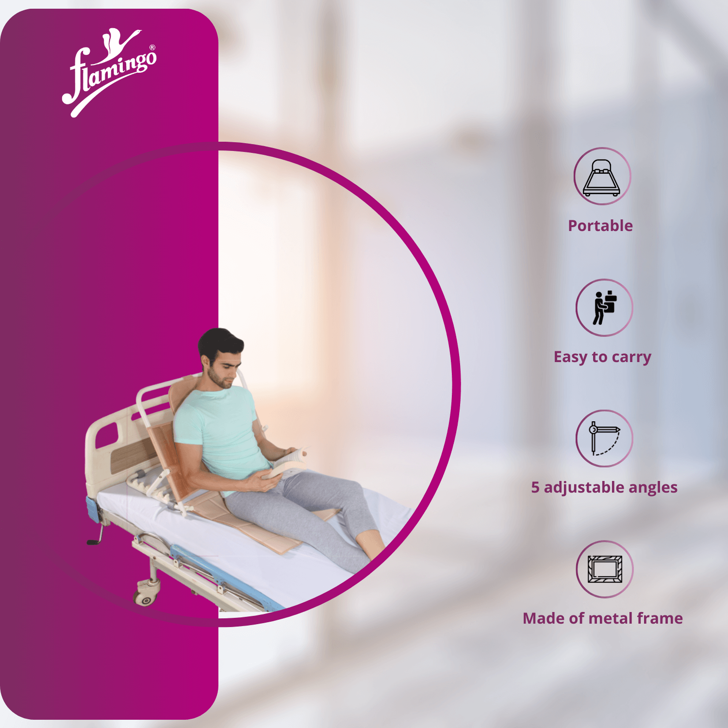 Patient back support
Adjustable back rest
Comfortable backrest for sitting
Foldable back rest
Head support for sitting
Metal back rest frame
Back rest for patients
Ergonomic backrest for bed
