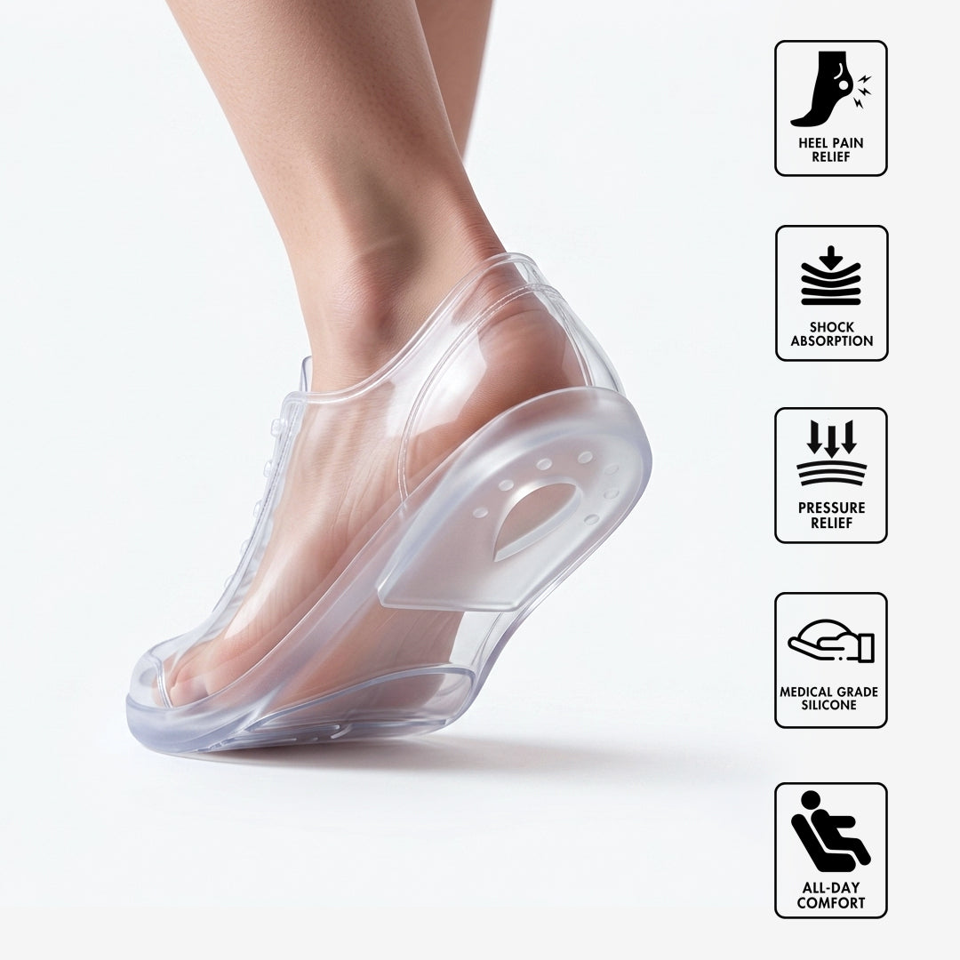 Premium Silicone Heel Spur Cushion (Pair)