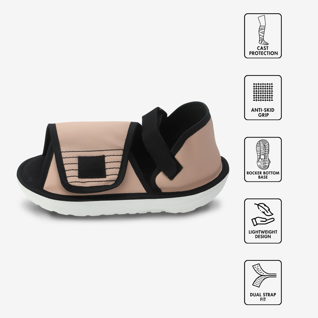 Rocker Bottom Cast Shoe