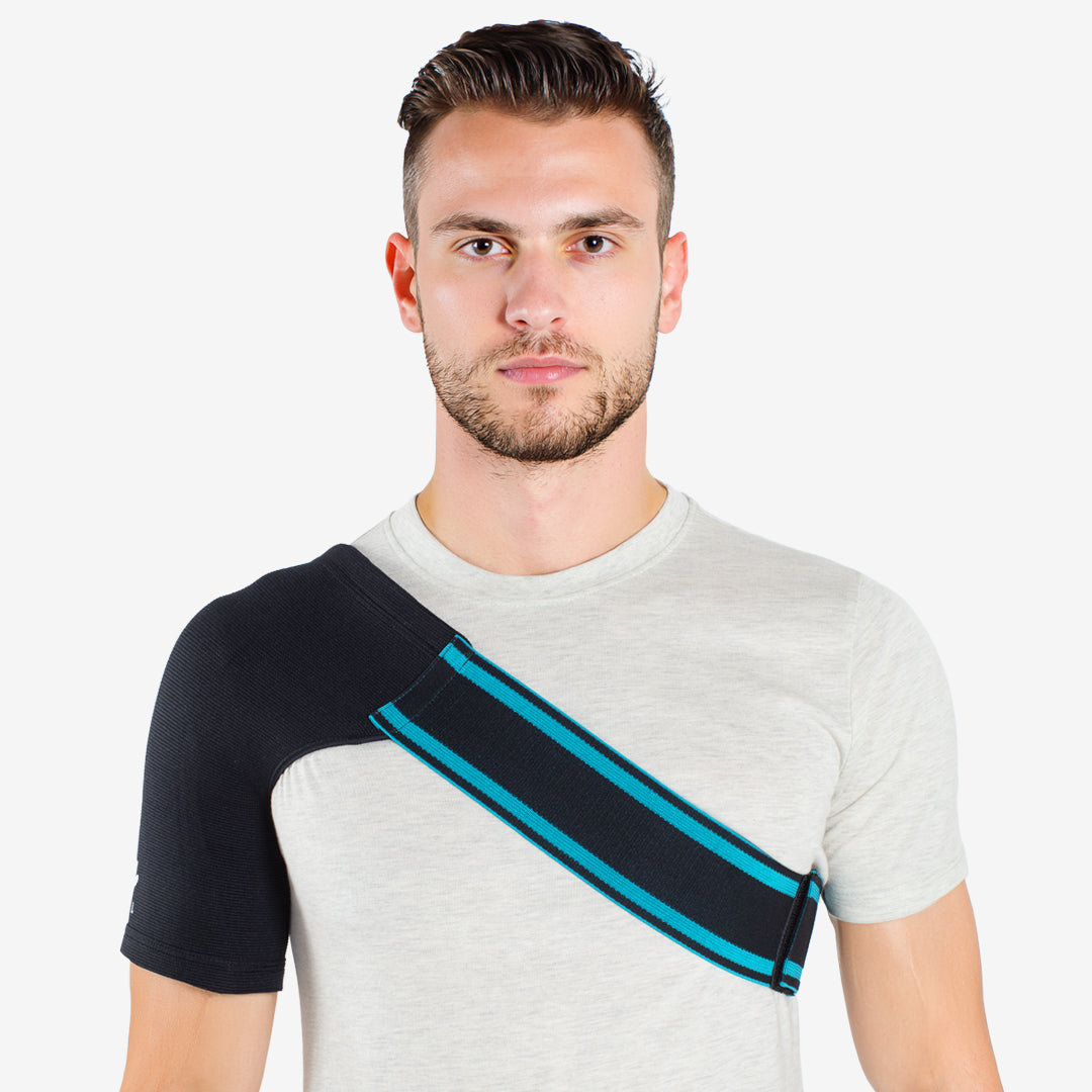 Flamingo Shoulder Support, shoulder brace, rotator cuff support, post-surgery shoulder support, shoulder instability relief.
