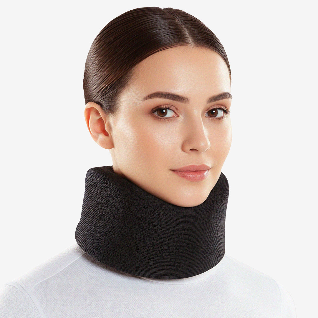Flamingo Soft Collar, neck support, cervical spondylitis relief, arthritis neck collar, soft foam collar, posture support.
