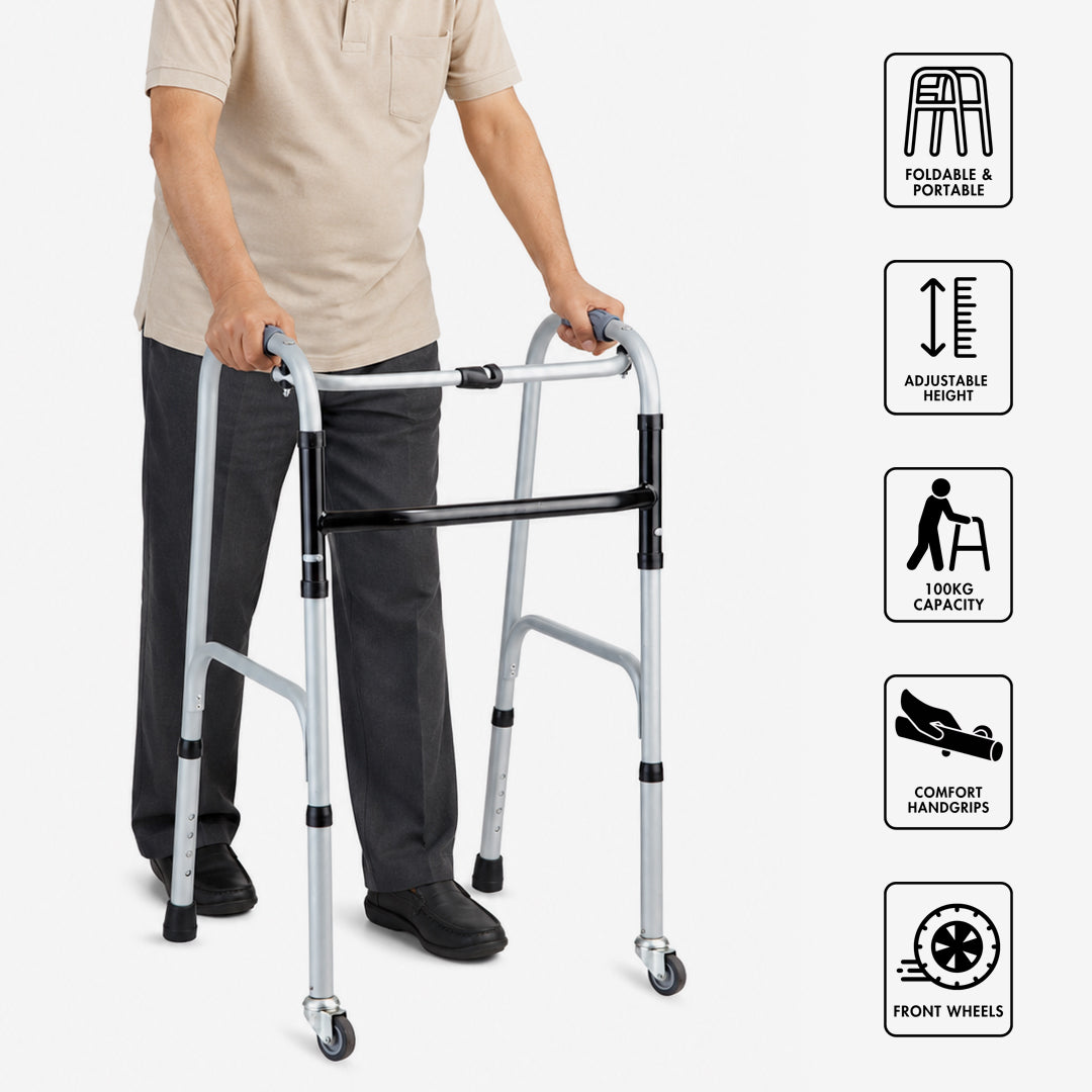 Walker with Castor (360° rotating wheels)