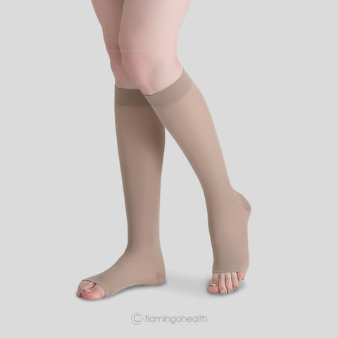 Medical Compression Stocking Below Knee – Flamingo Health