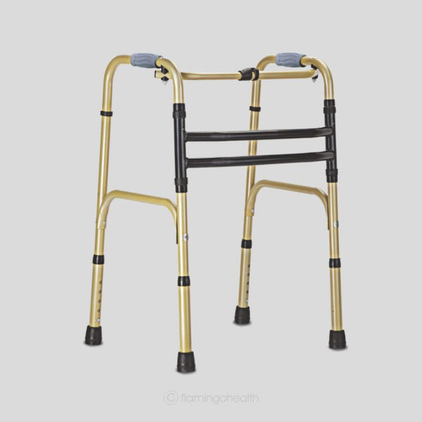Reciprocal Folding Walker Double Bar